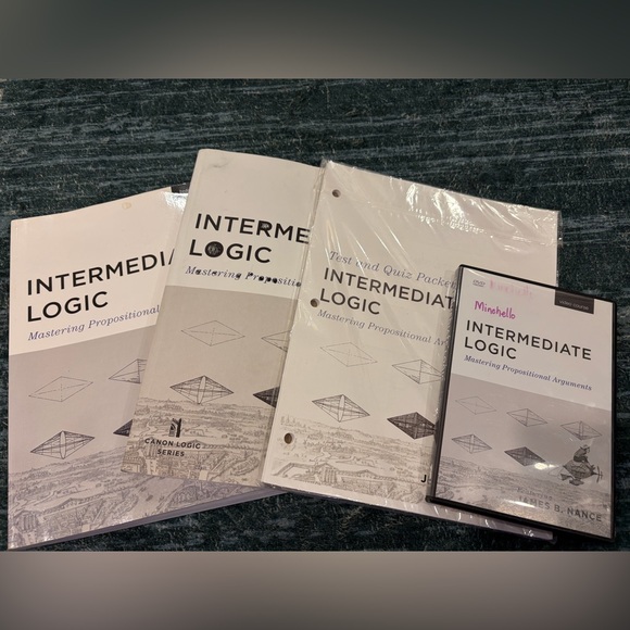 Other - Intermediate Logic Textbooks and Test Pack - White Covers